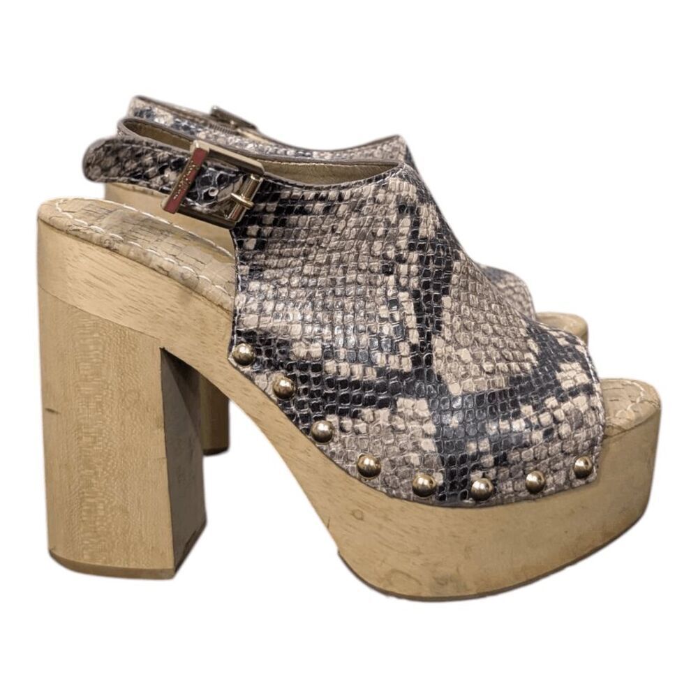 SAM EDELMAN Marley Python Snake Printed Leather P… - image 3